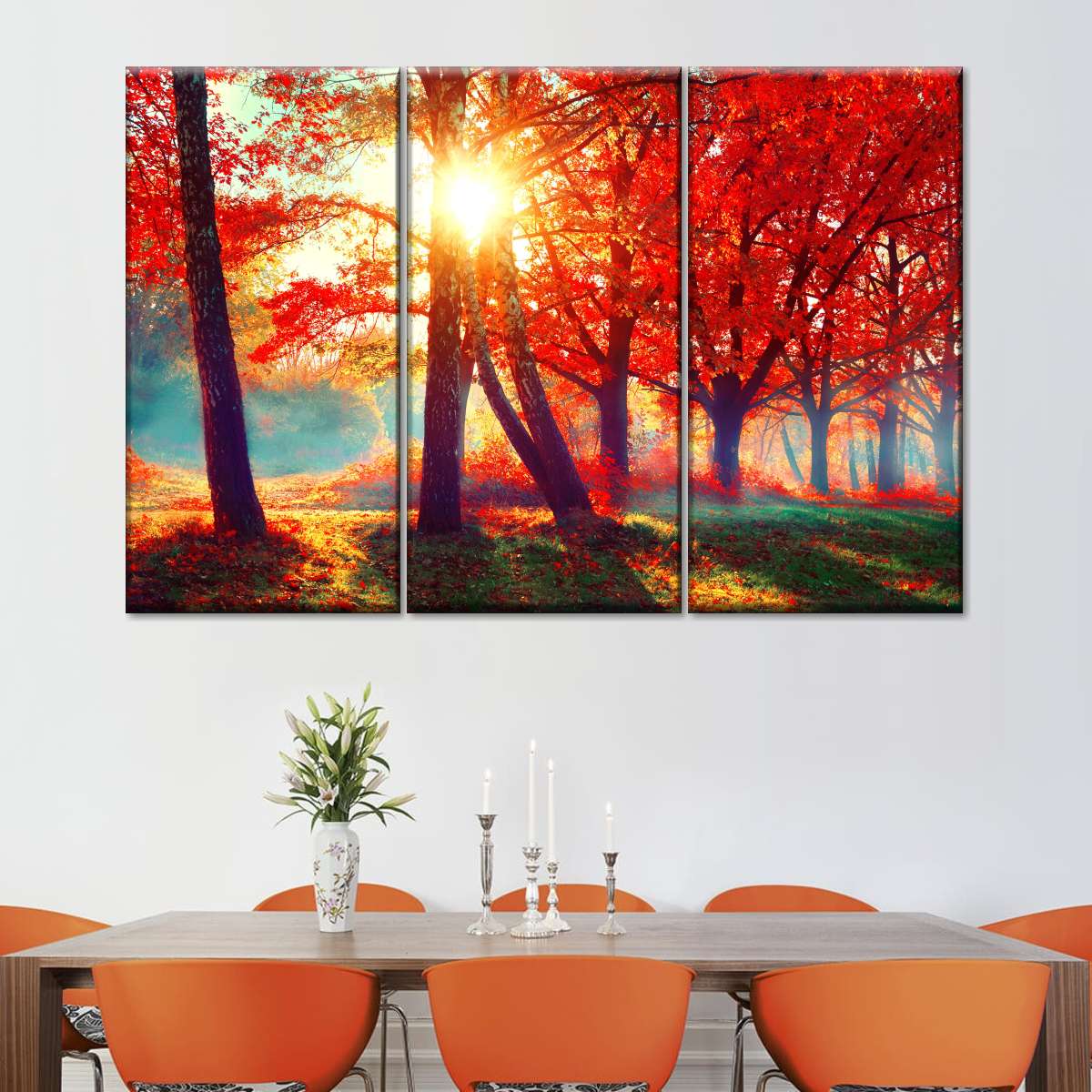 Ethereal Fall Landscape Wall Art