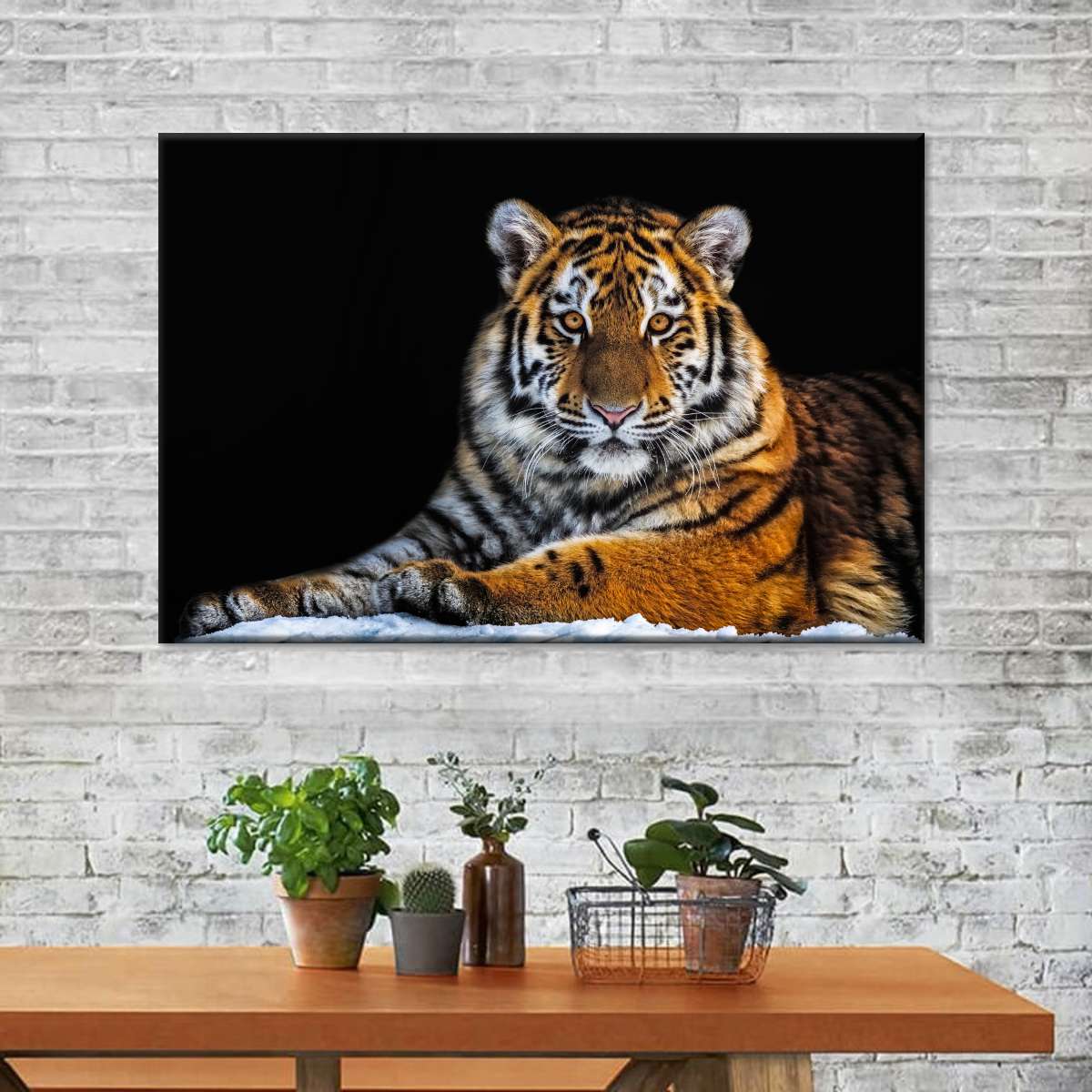 Tiger Snapshot Wall Art