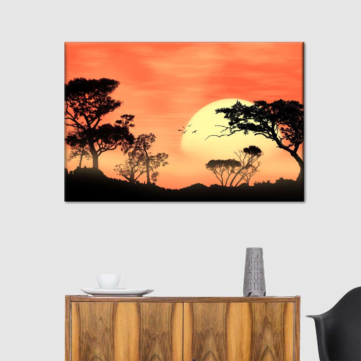 Sunrise In Africa Wall Art