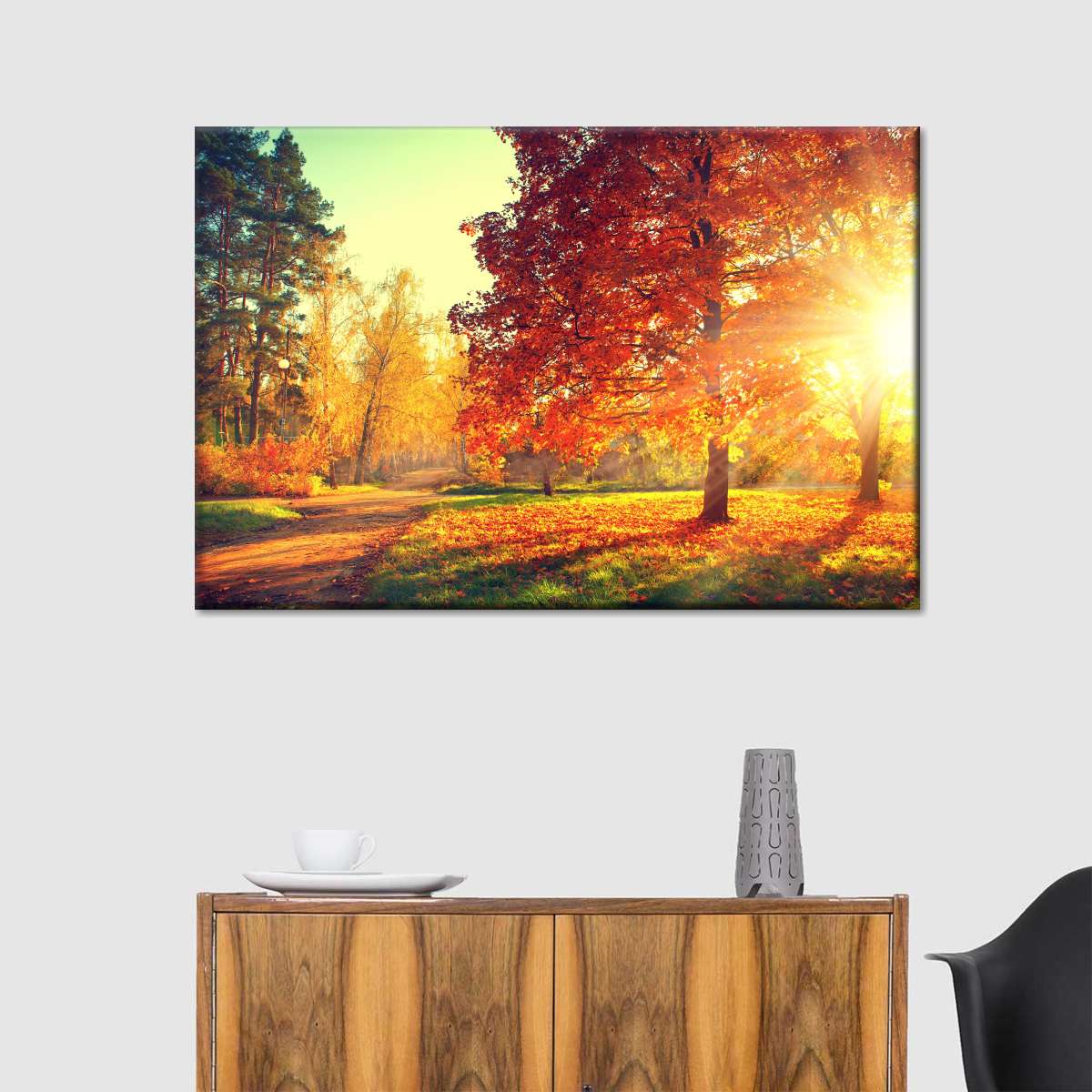 Autumn Sunset Wall Art