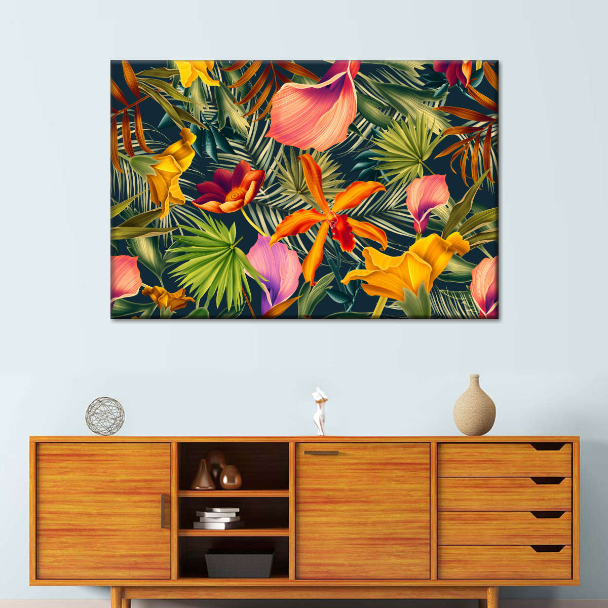 Tropical Floral Wall Art