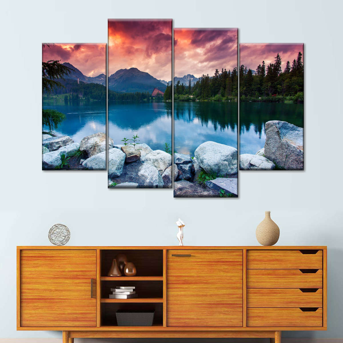 Tatra Mountain Lake Wall Art