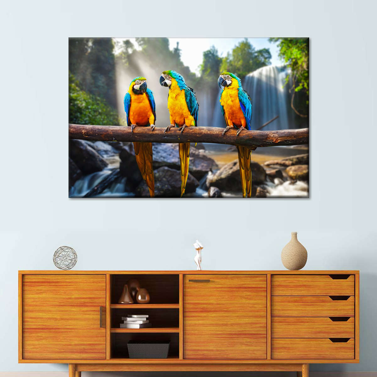 Macaw Friends Wall Art