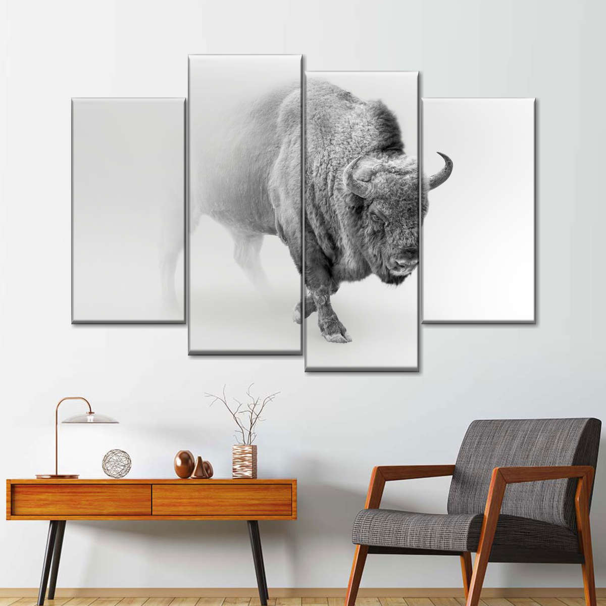 Wild Bison Wall Art