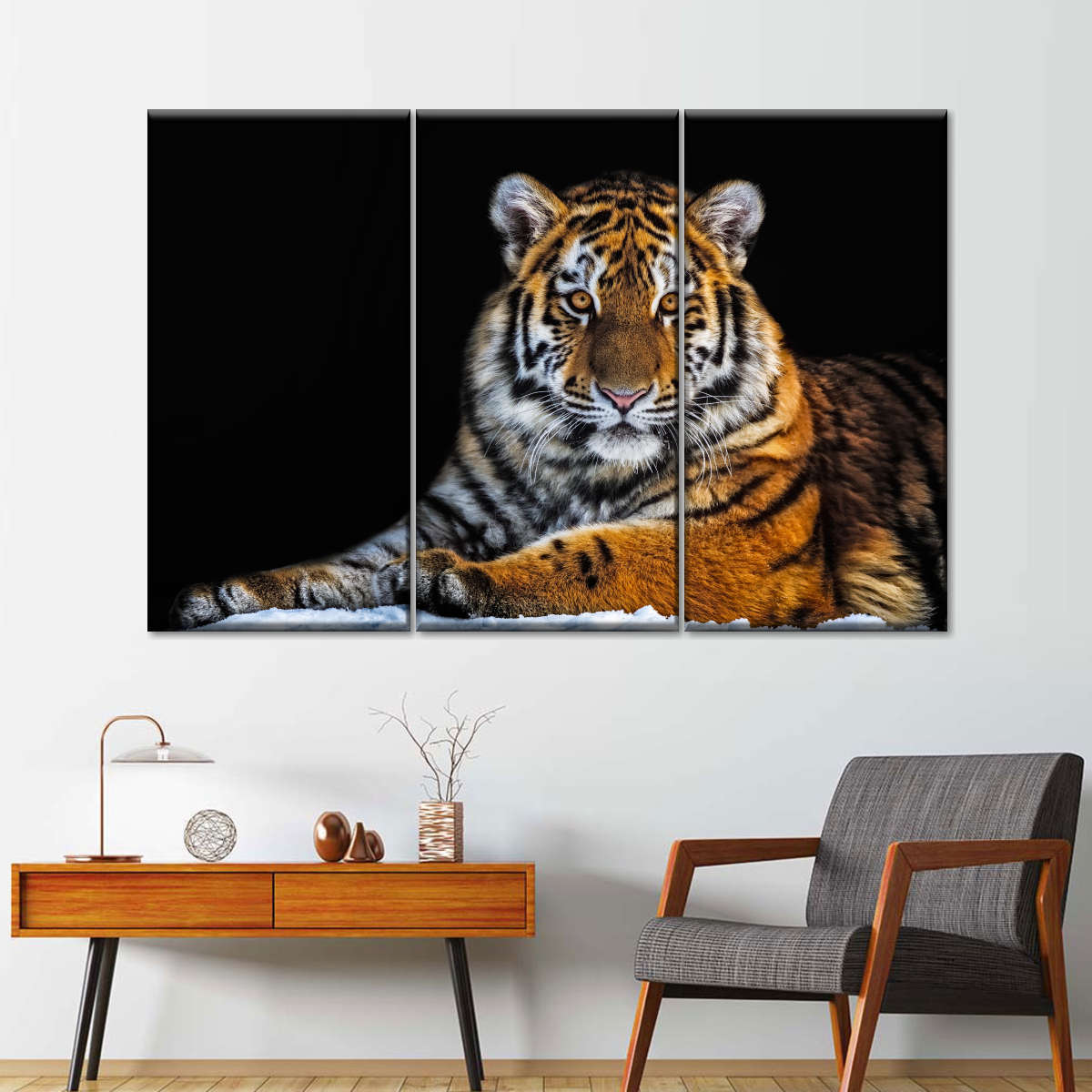 Tiger Snapshot Wall Art