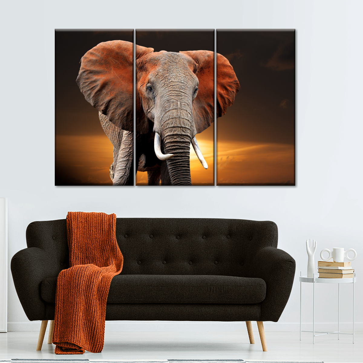 Kenyan Elephant Wall Art