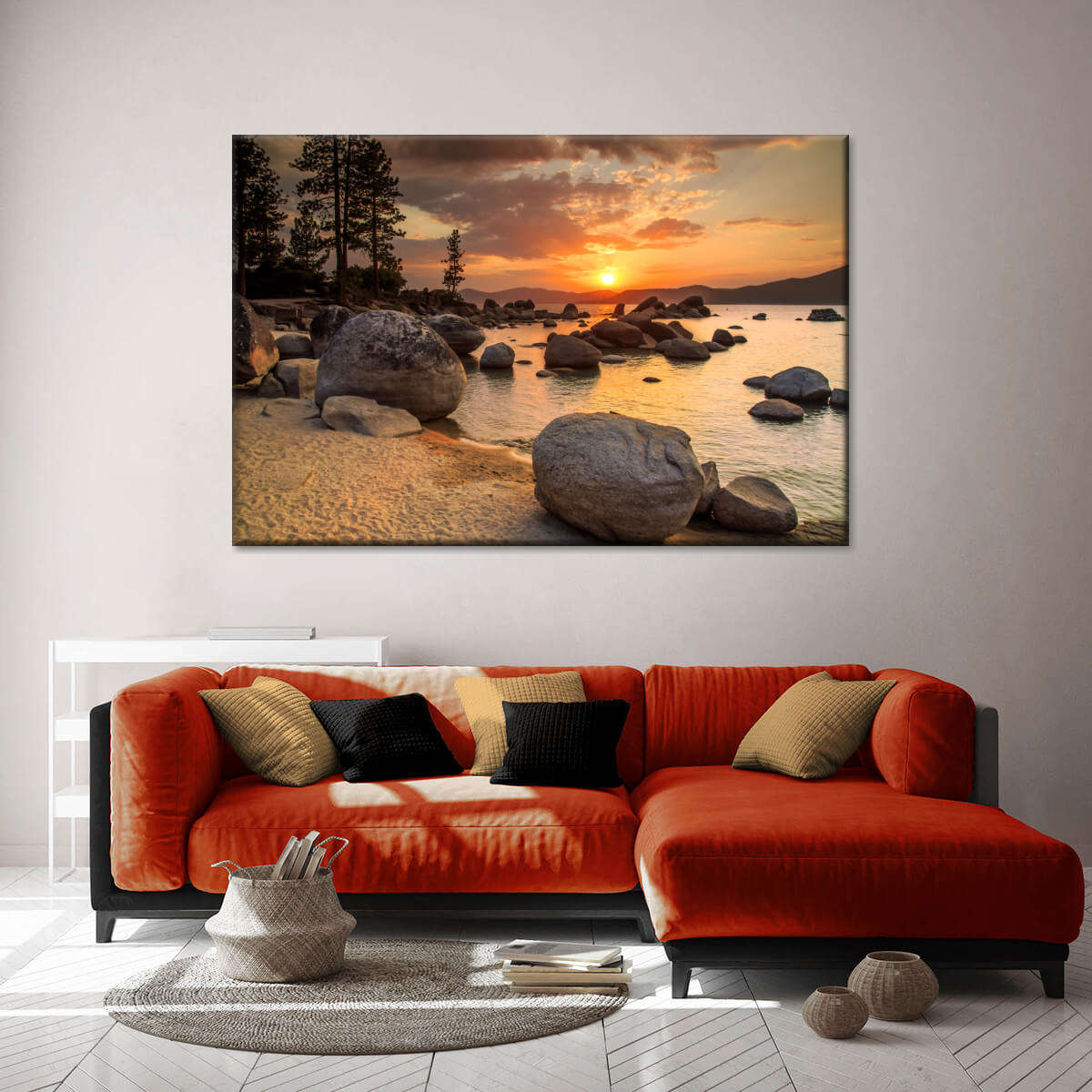 Lake Tahoe Twilight Wall Art