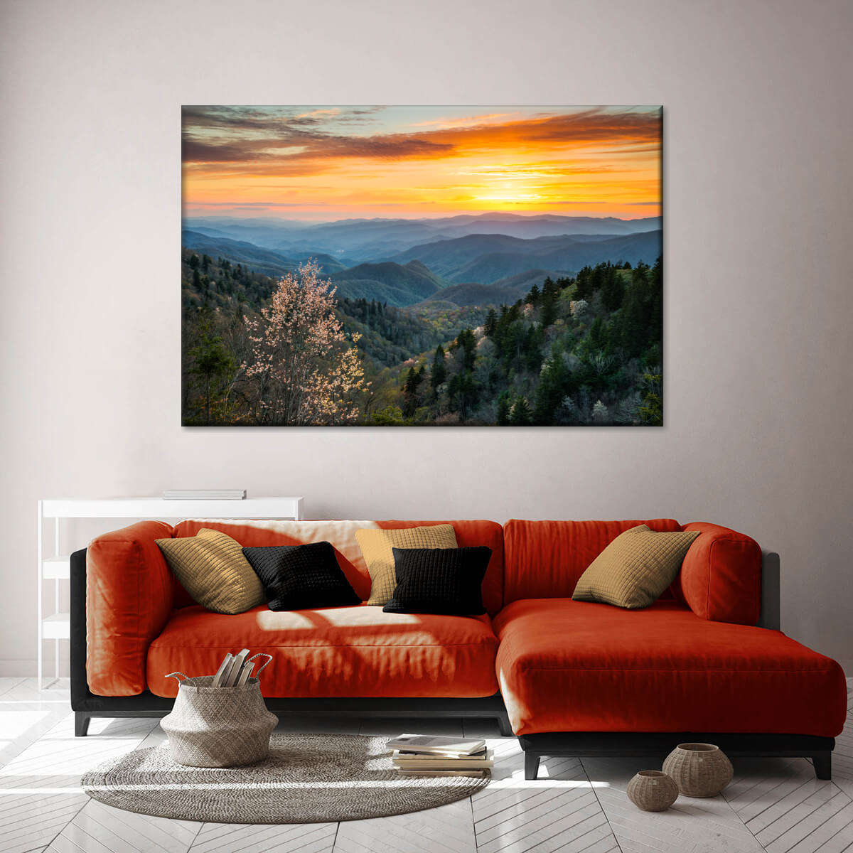 Great Smoky Mountains Sunrise Wall Art