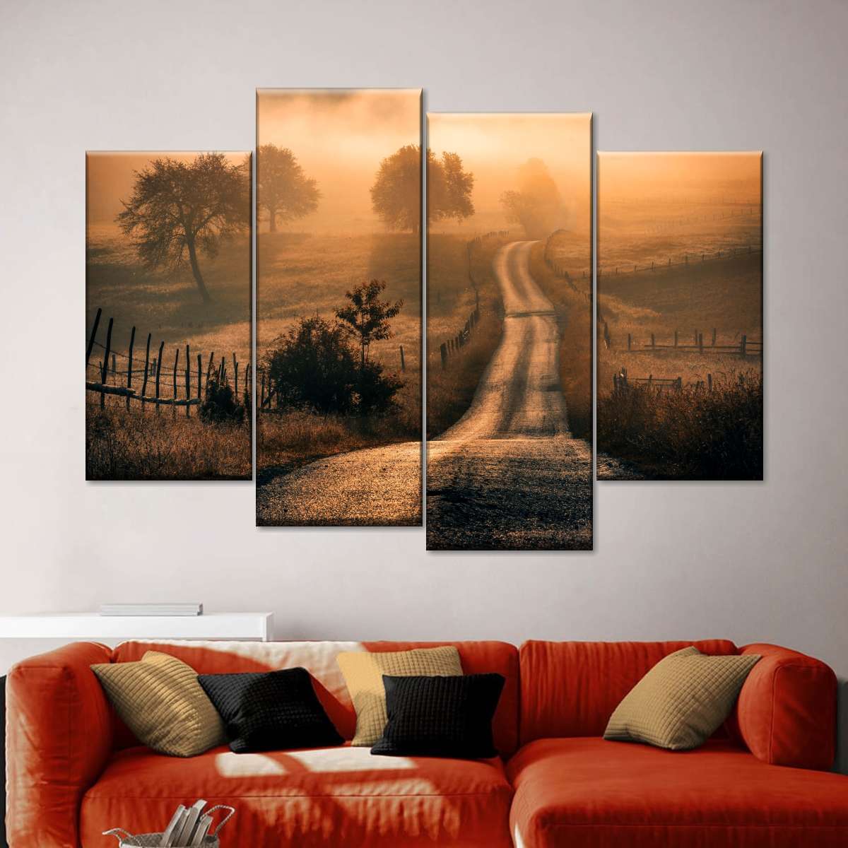 Field Of Fog Wall Art