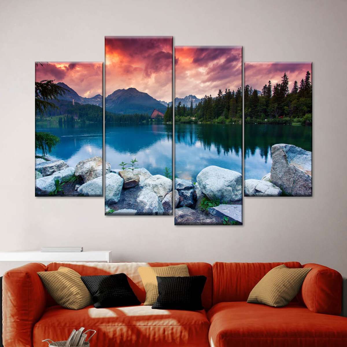 Tatra Mountain Lake Wall Art