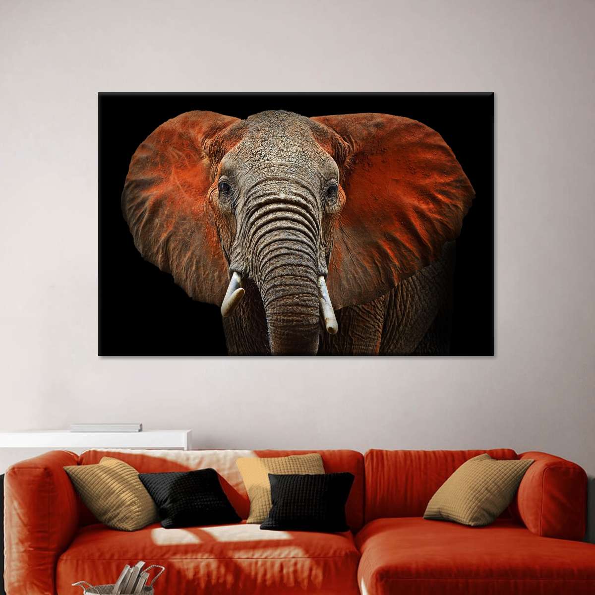 Elephant Portrait Wall Art