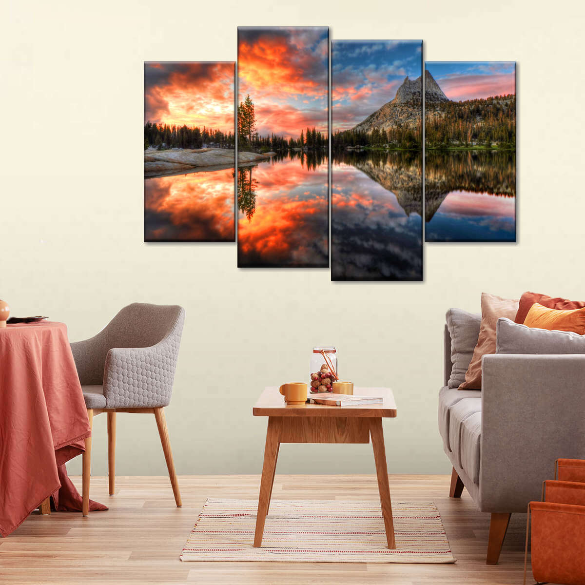 Yosemite Park Sunset Wall Art