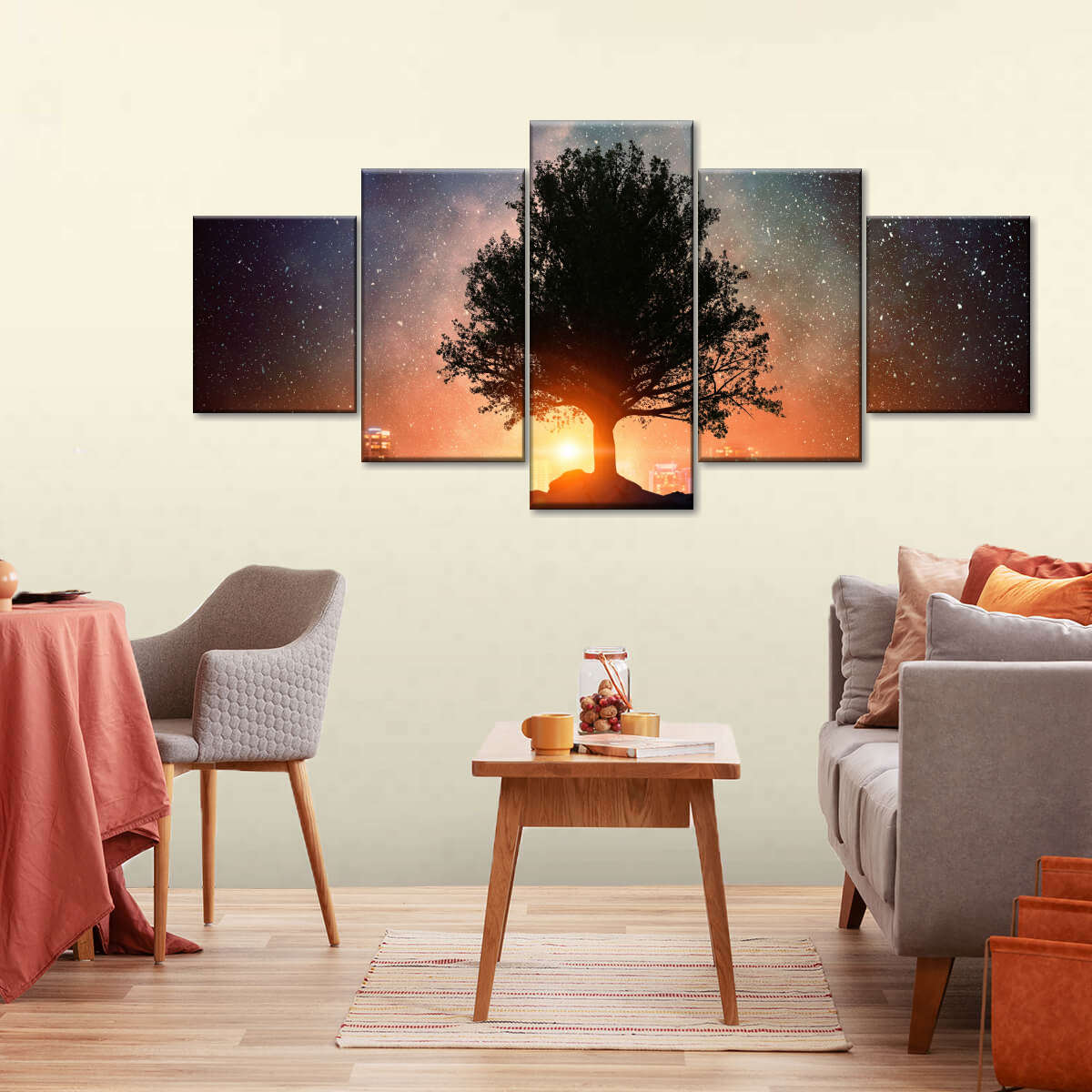 Starry Tree Wall Art