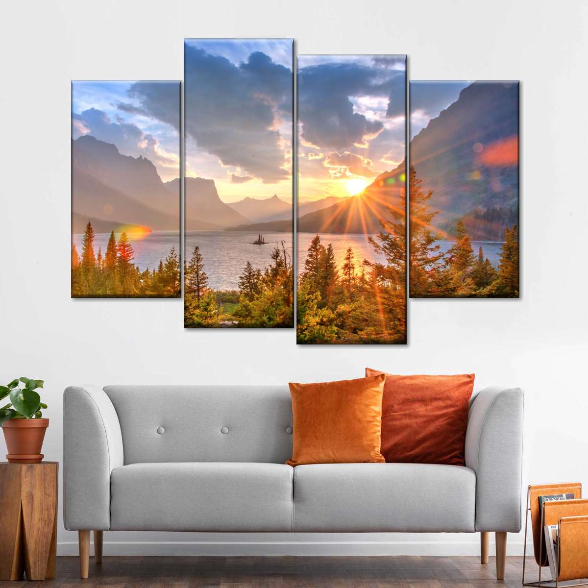 Montana Saint Mary Lake Wall Art