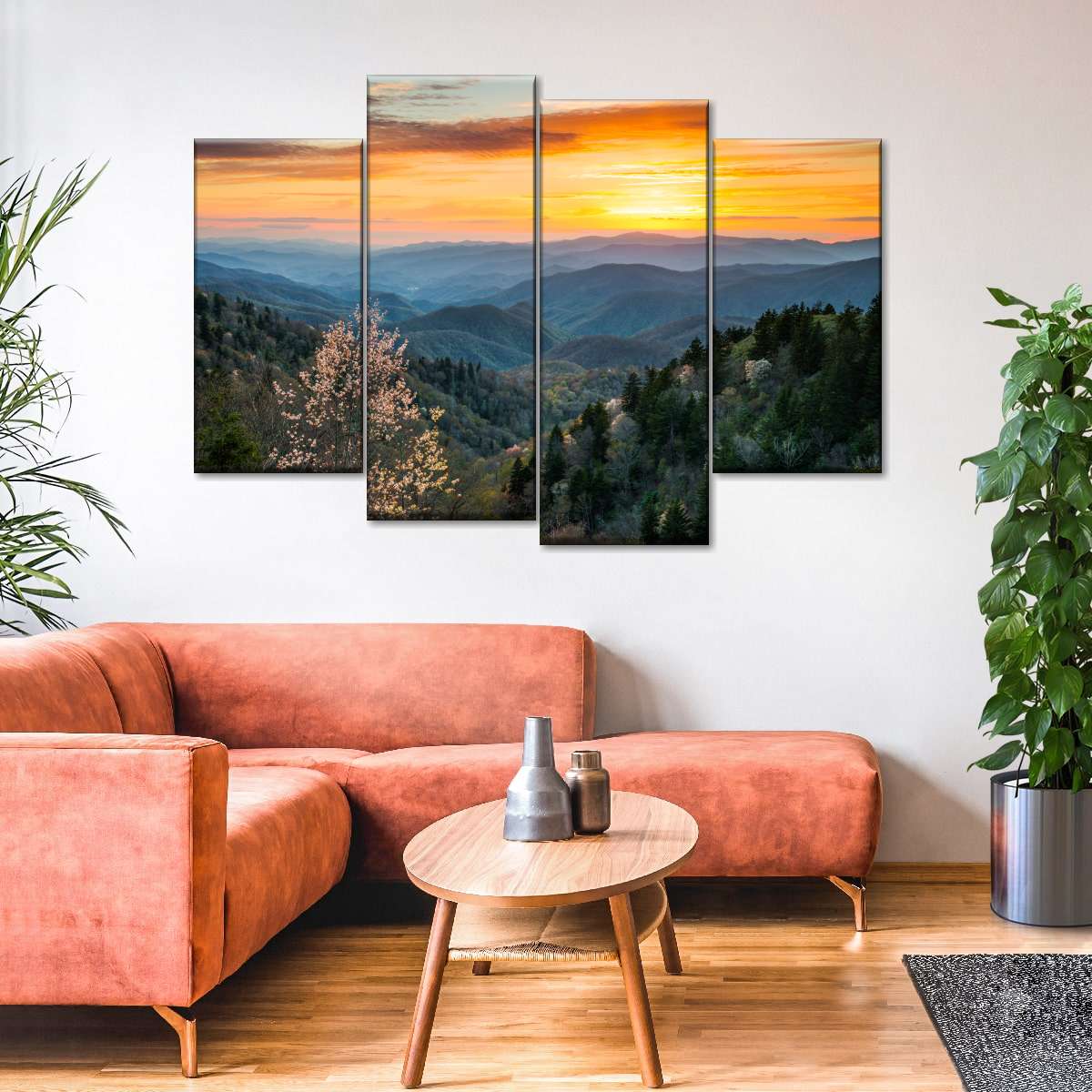 Great Smoky Mountains Sunrise Wall Art