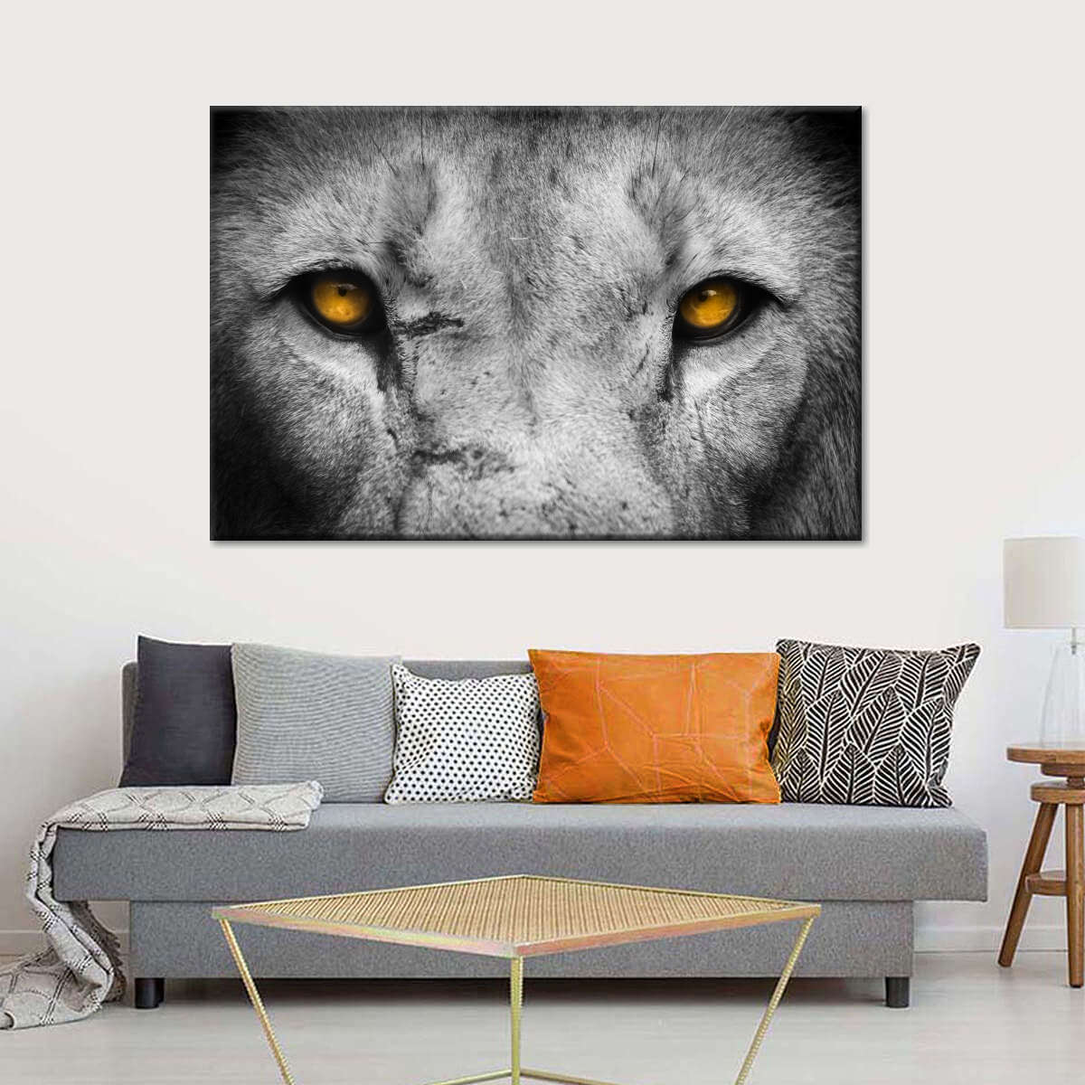 Lion Eyes Pop Wall Art