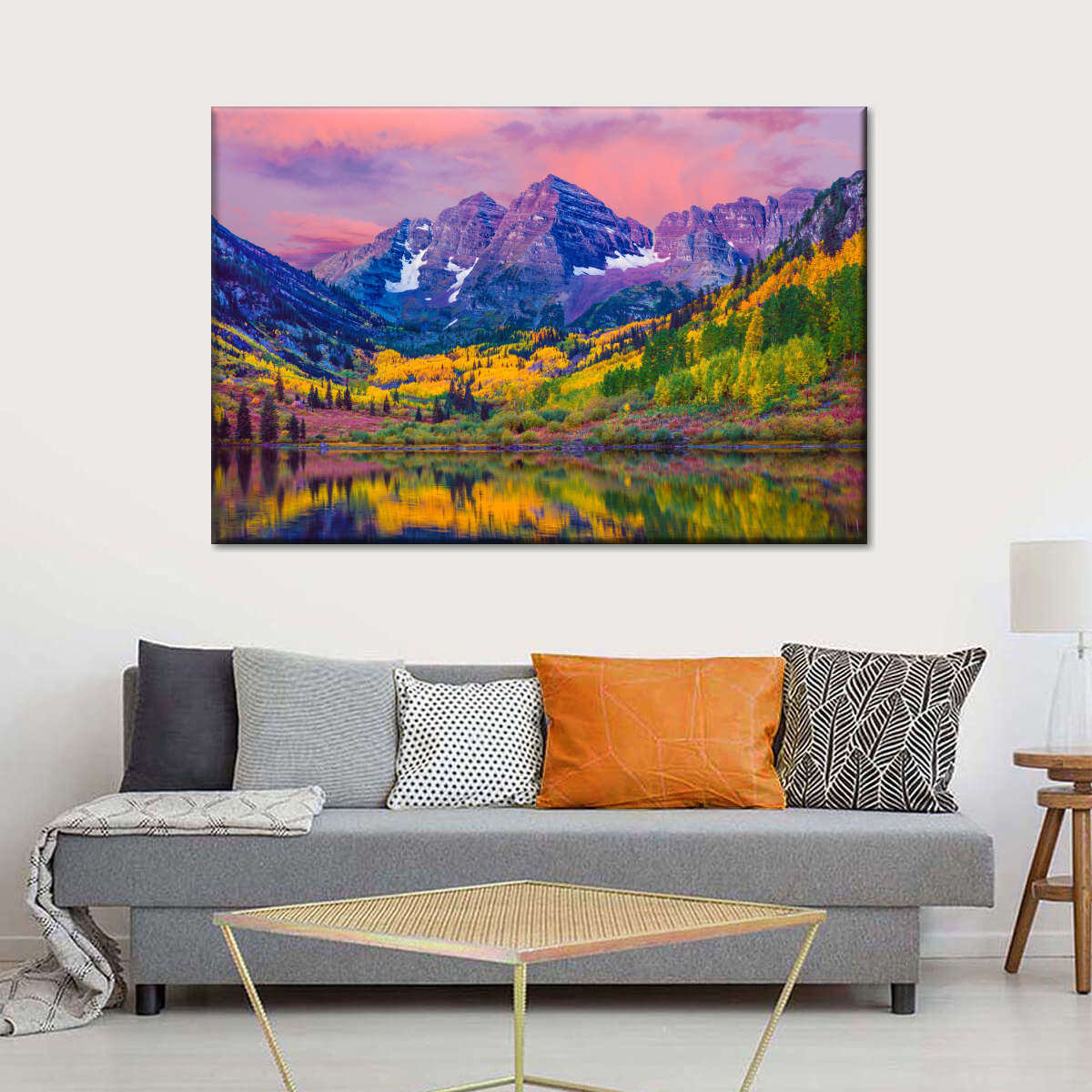 Maroon Bells Autumn Beauty Wall Art