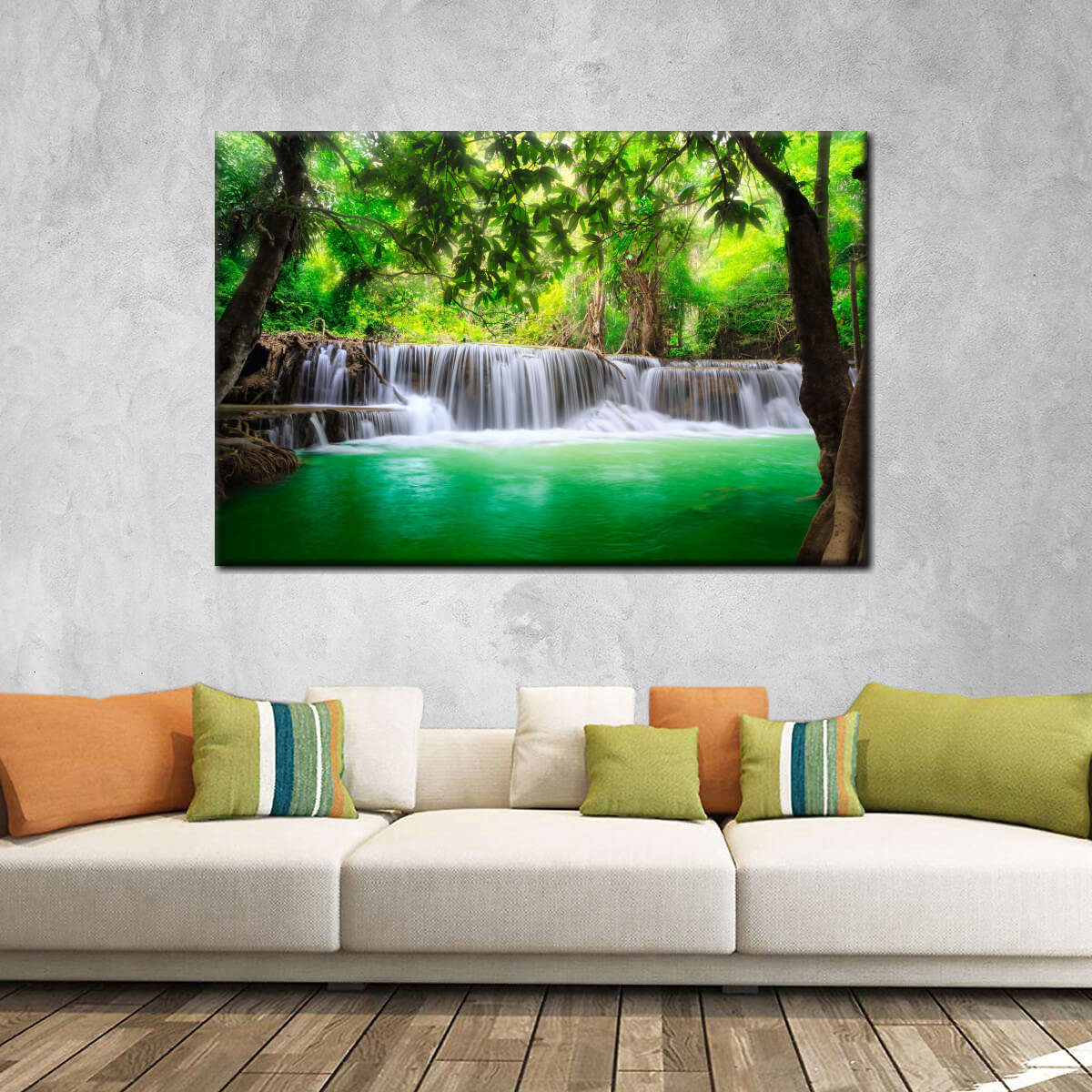 Huay Mae Khamin Waterfall Wall Art