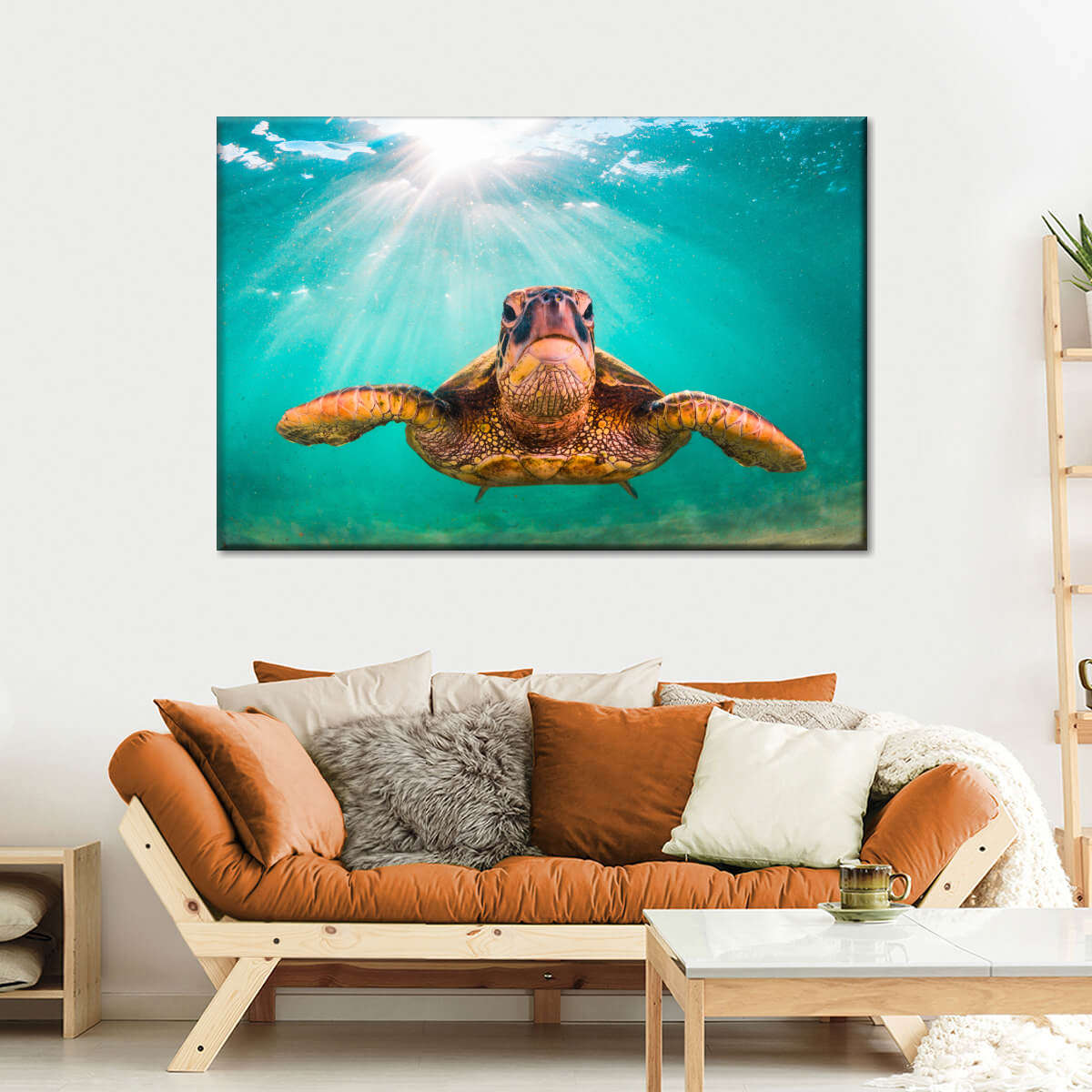 Maui Green Turtle Wall Art