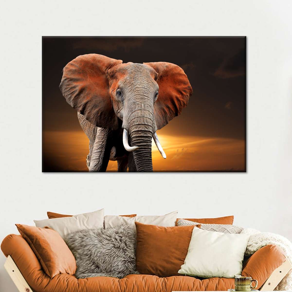 Kenyan Elephant Wall Art