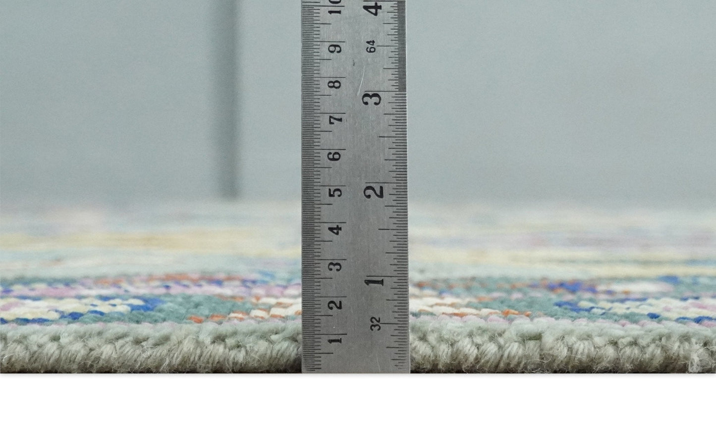 Hand knotted Green, Pink and Gold Traditional large design Antique Oushak Custom Made wool Area Rug