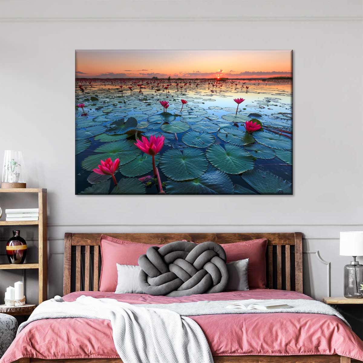 Lake Nong Harn Lotus Wall Art