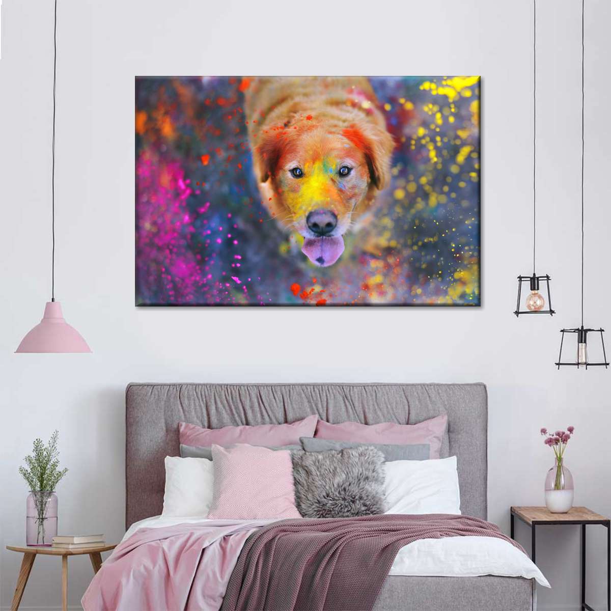 Colorful Labrador Wall Art