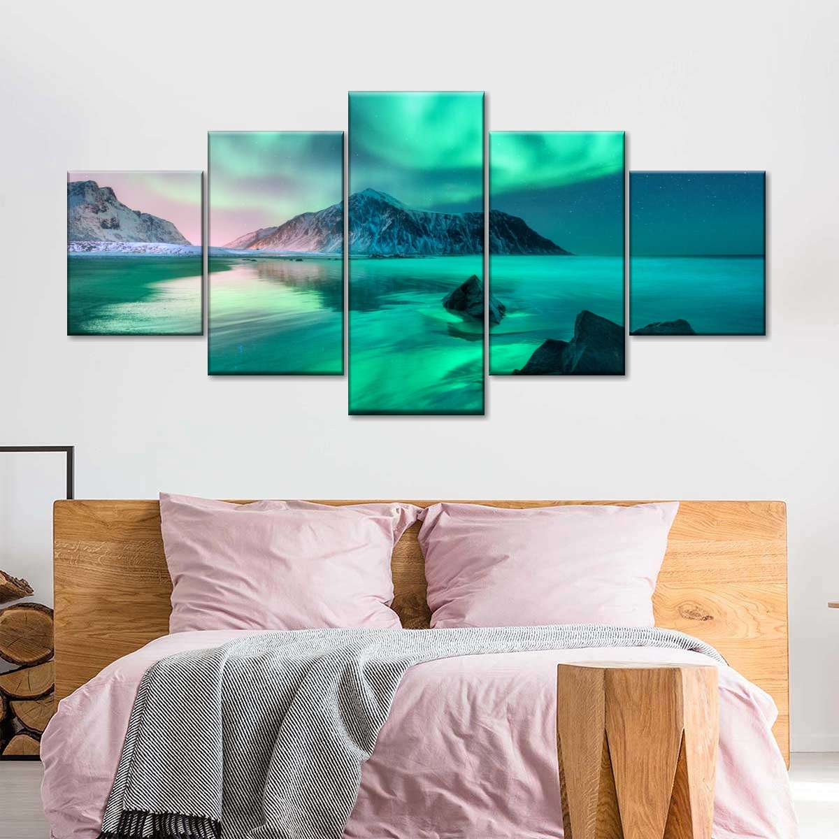 Lofoten Islands Aurora Wall Art