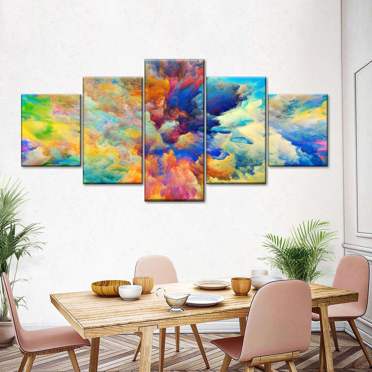 Abstract Clouds Wall Art