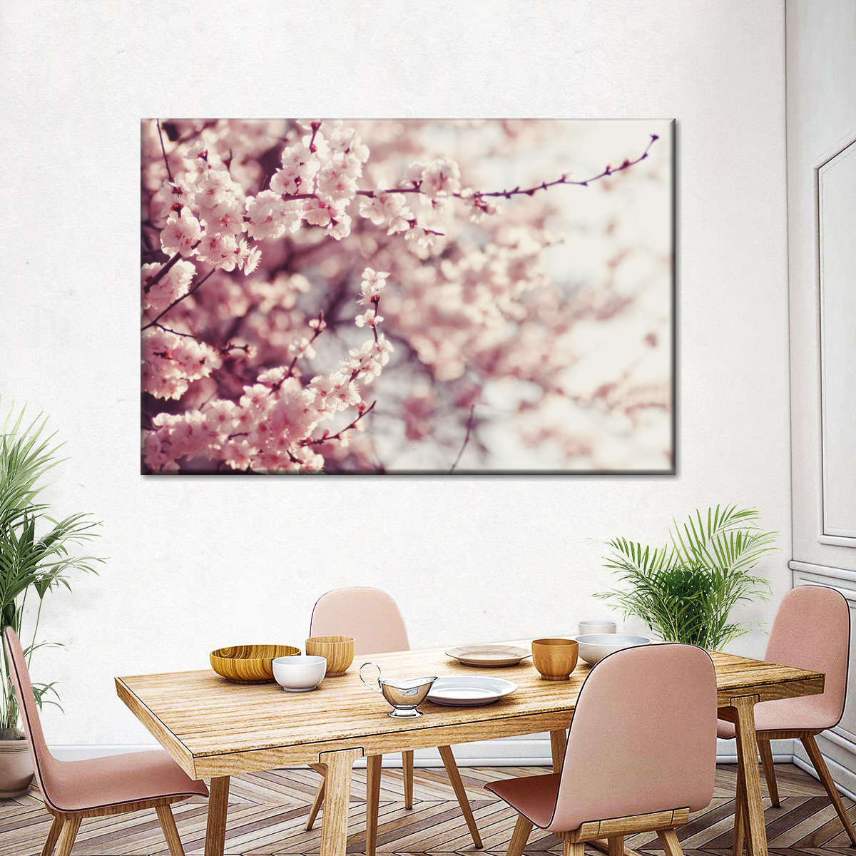 Delicate Cherry Blossoms Wall Art