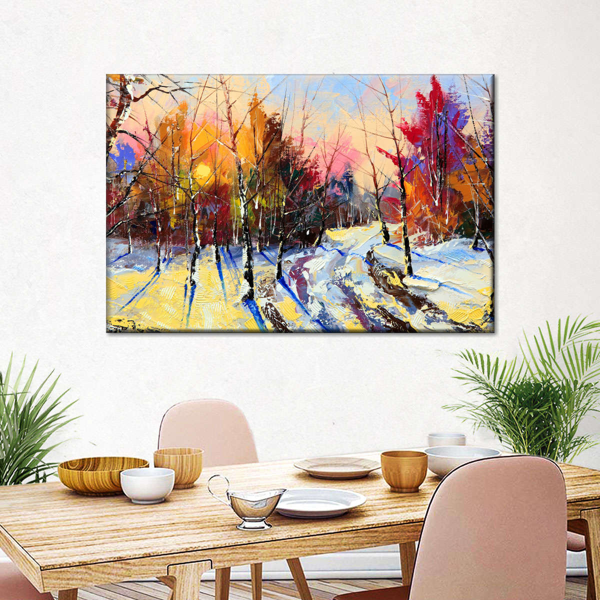 Snowy Forest Wall Art