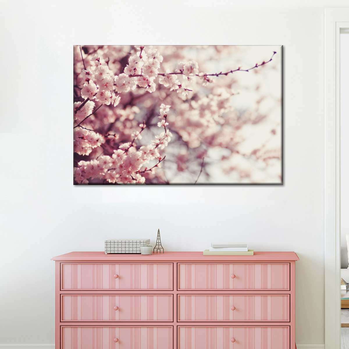 Delicate Cherry Blossoms Wall Art