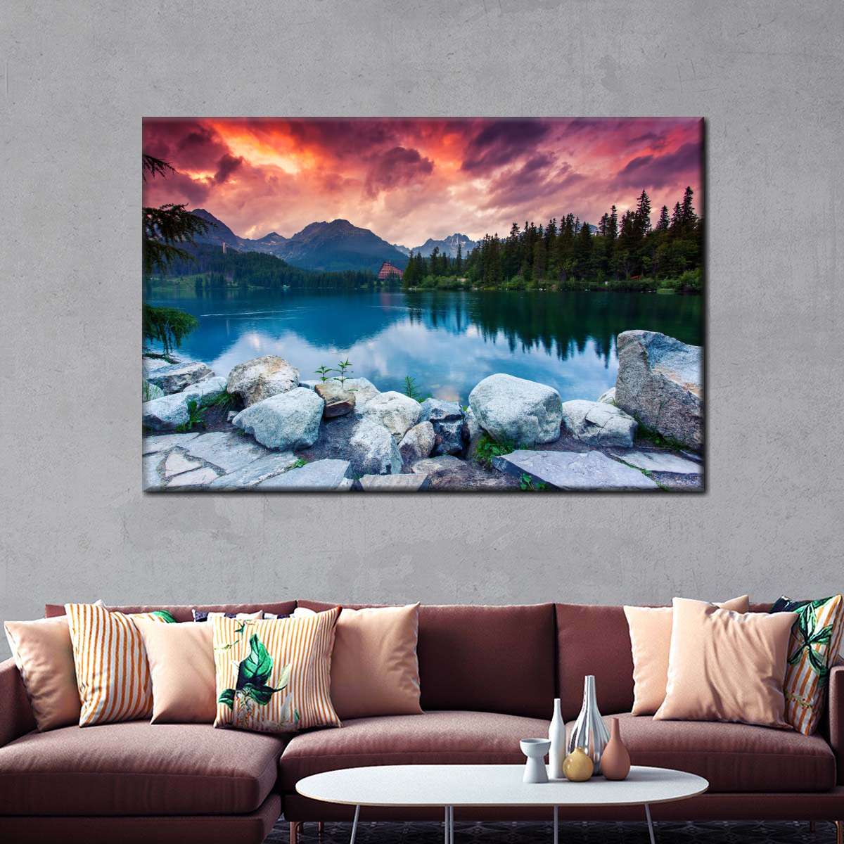 Tatra Mountain Lake Wall Art