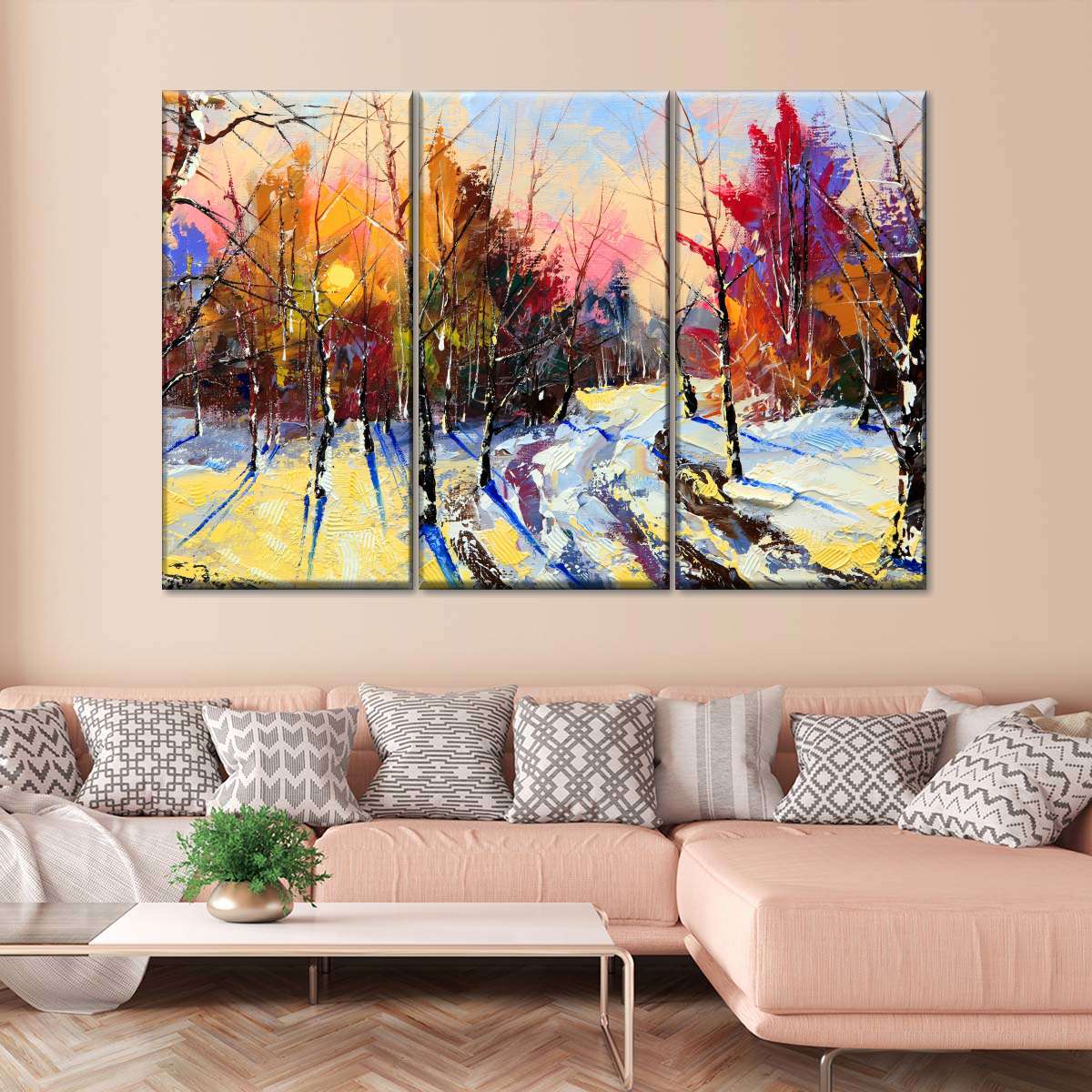 Snowy Forest Wall Art