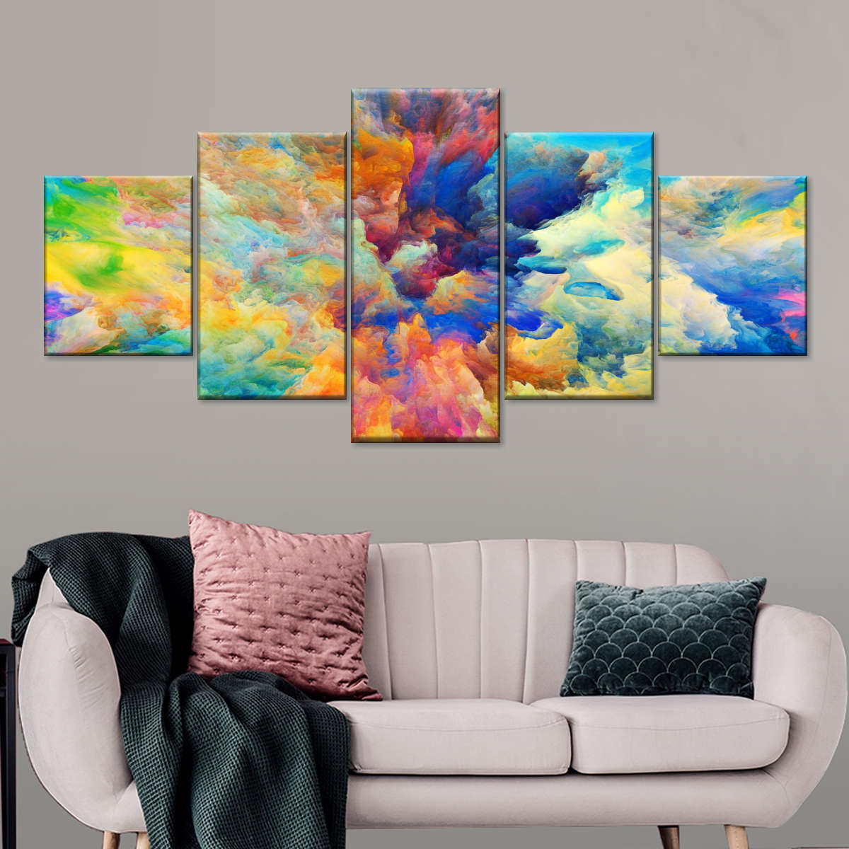 Abstract Clouds Wall Art