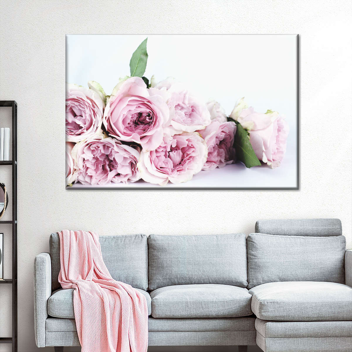 Layers Of Pink Peonies Wall Art