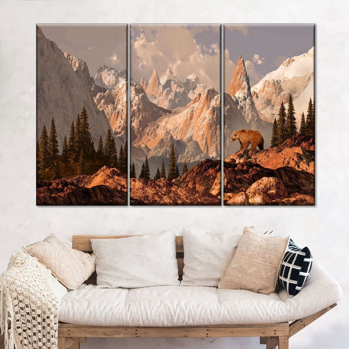 Rocky Mountain Bear Wall Art