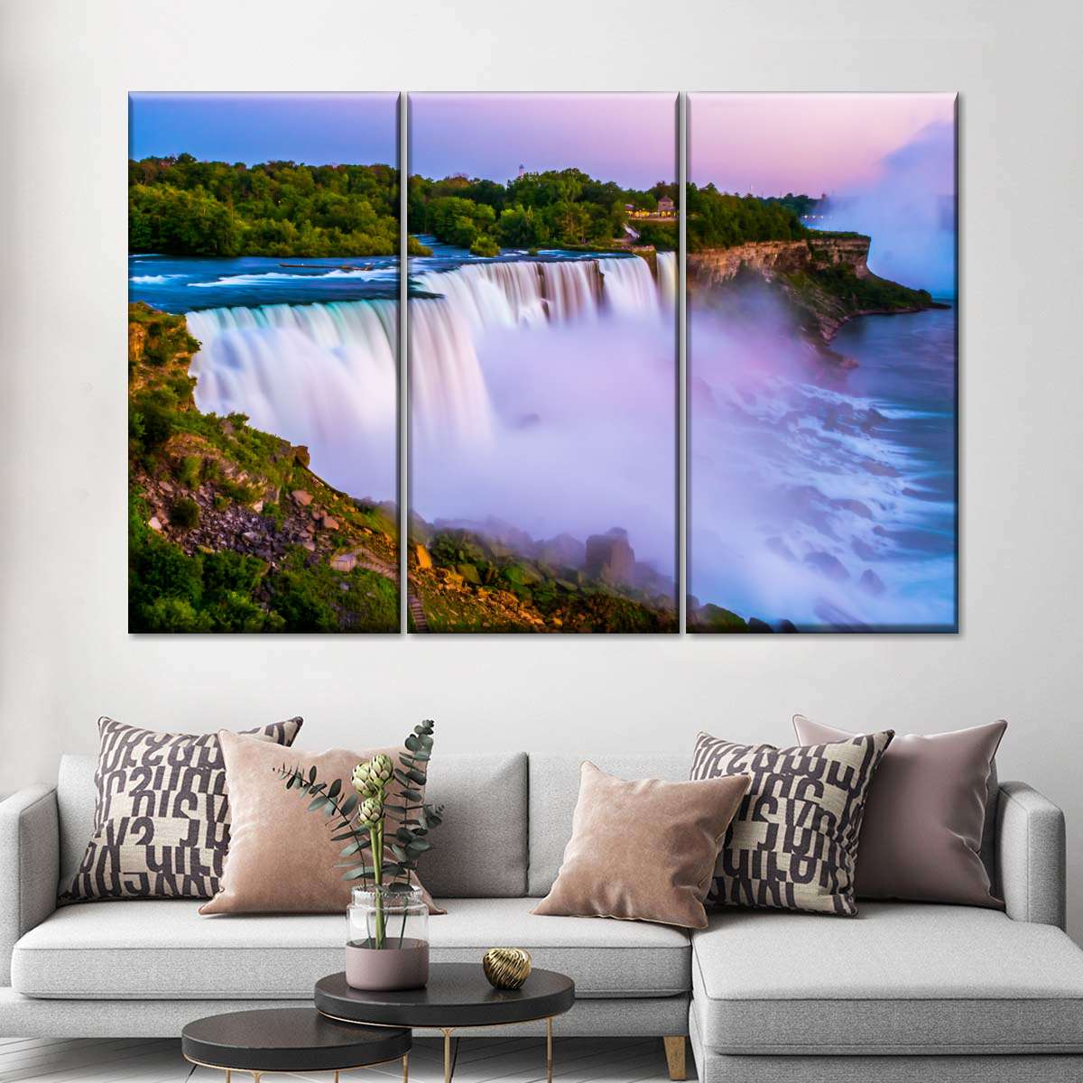 Evening At Niagara Falls Wall Art