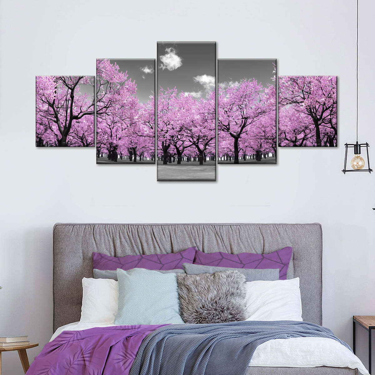 Pop Pink Forest Wall Art