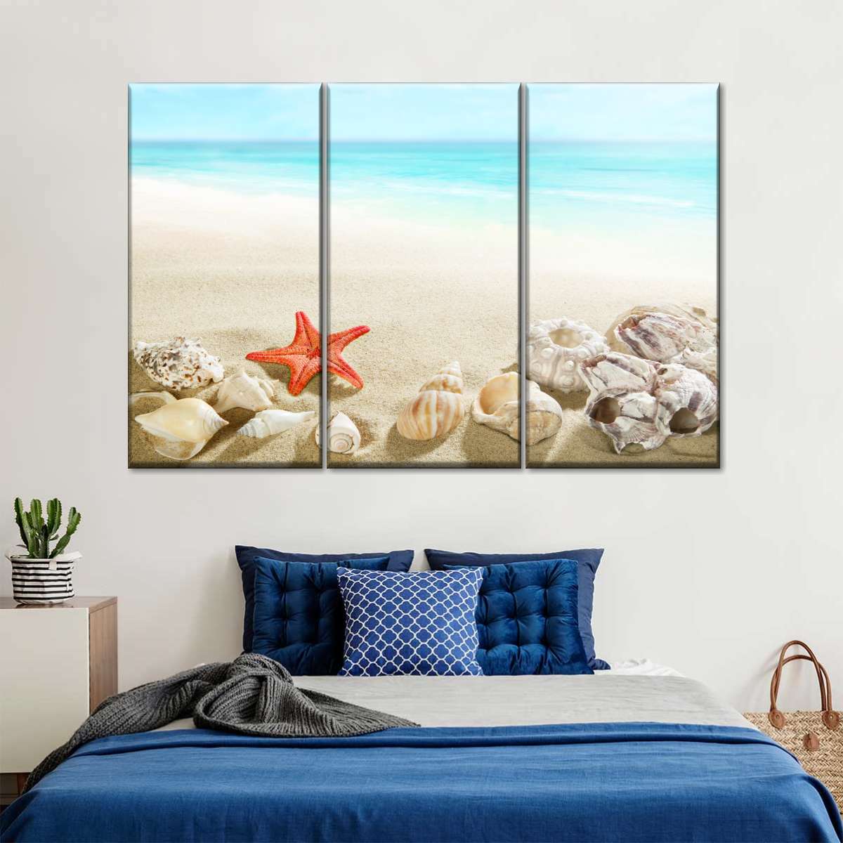 Seashells At The Beach Wall Art