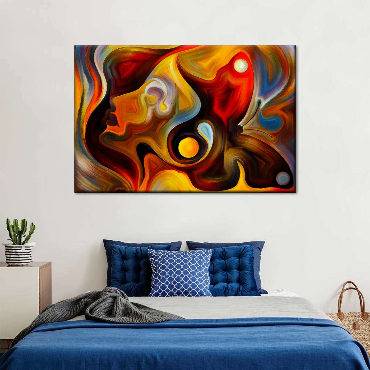 Abstract Portrait Wall Art