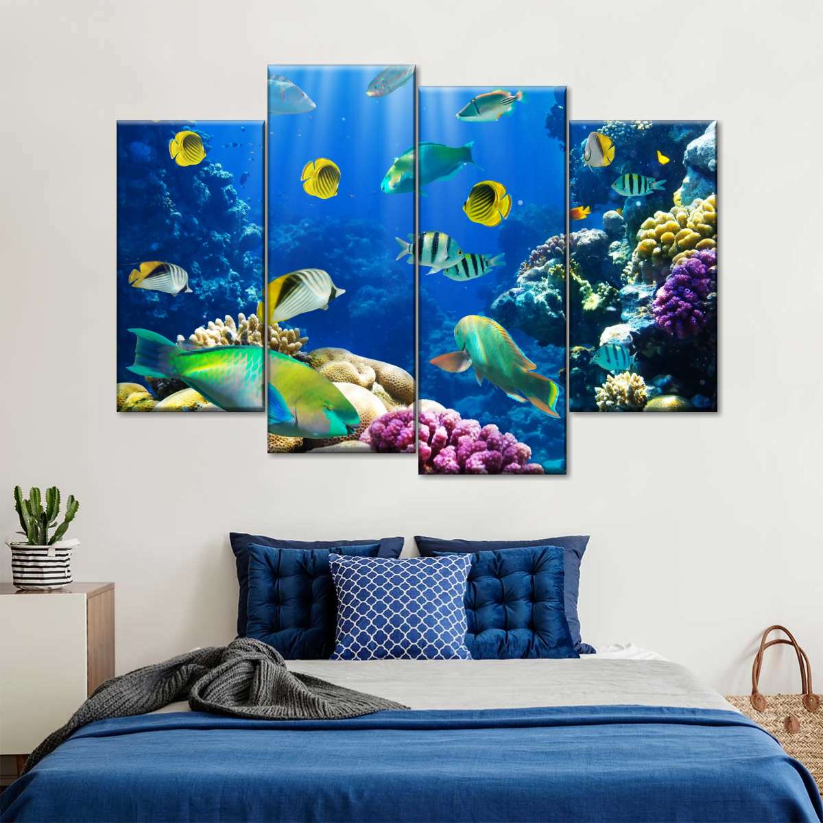 Underwater Sea Creatures Wall Art