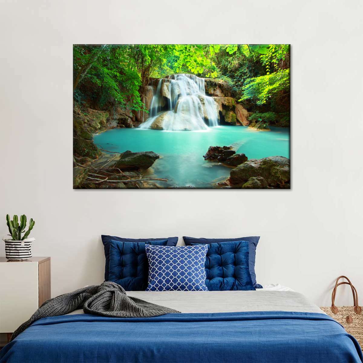 Thai Huay Mae Khamin Waterfall Wall Art