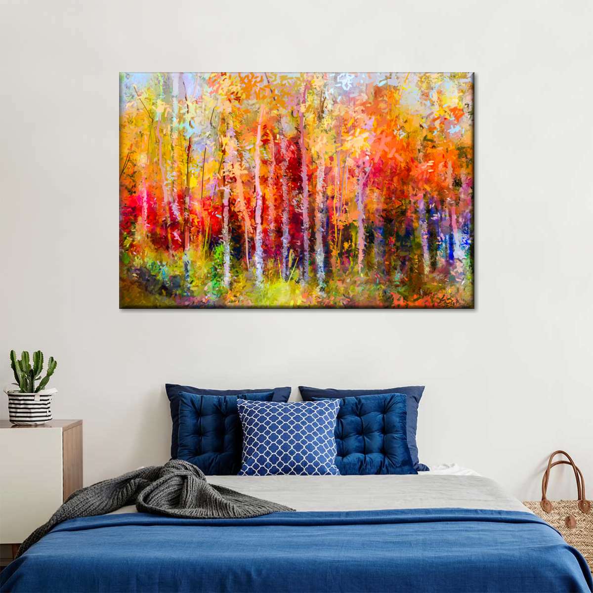 Abstract Fall Wall Art