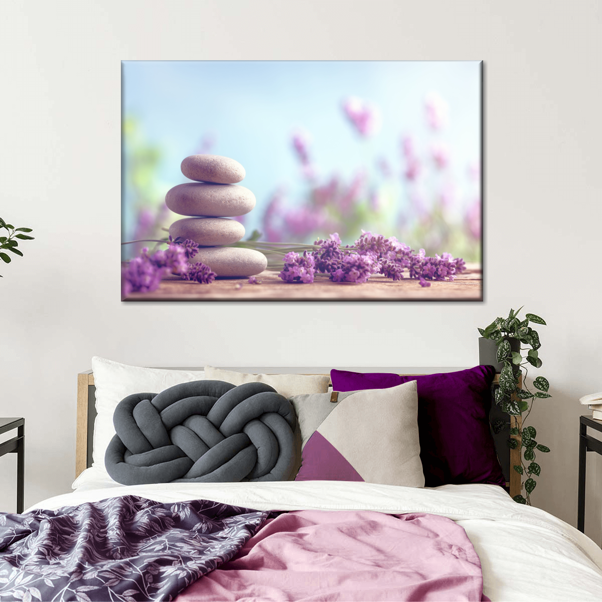 Zen Lavender Wall Art