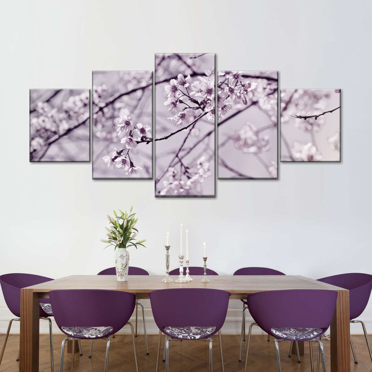 Pastel Sakura Wall Art