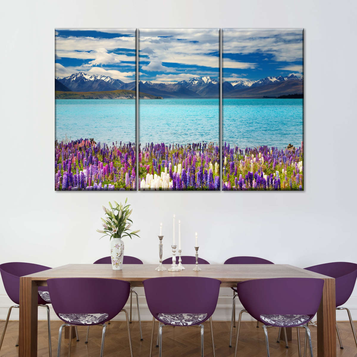 Lake Tekapo Mountain Wall Art