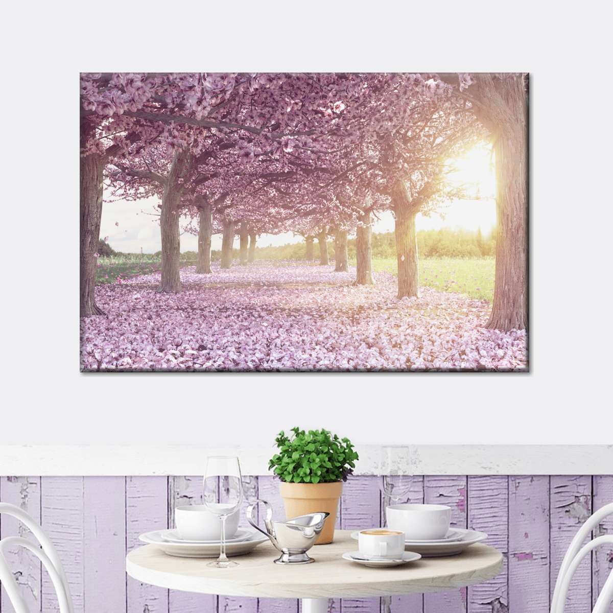 Cherry Blossom Morning Wall Art