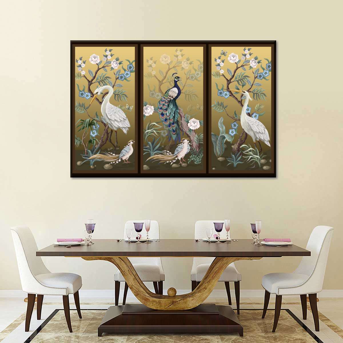 Elegant Birds Wall Art