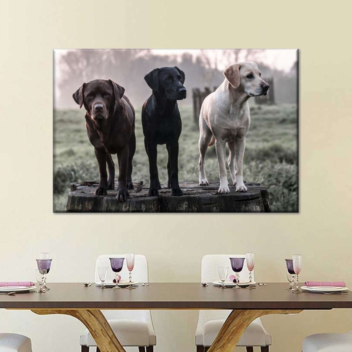 Labrador Dogs Wall Art